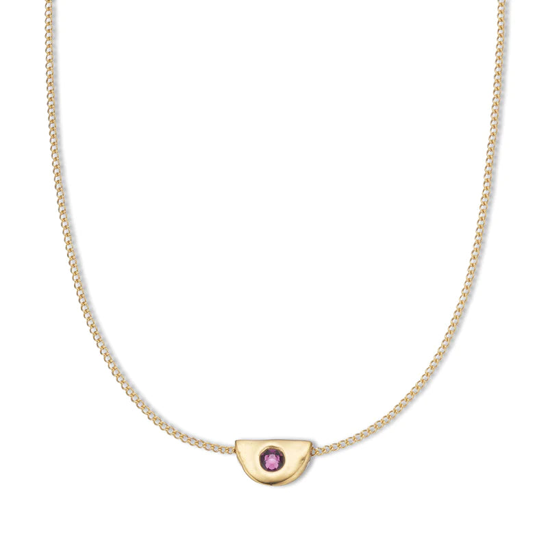 Palas February Amethyst Birthstone Necklace