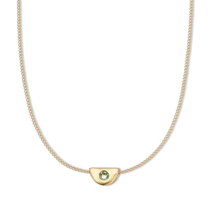 Palas August Peridot Birthstone Necklace