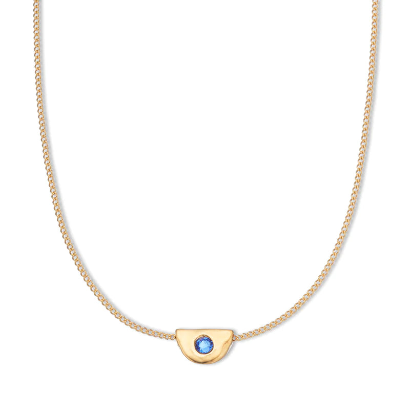 Palas September Sapphire Birthstone Necklace