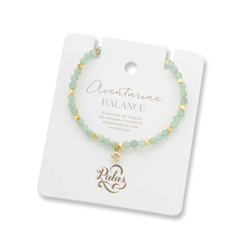 Palas Aventurine Aura of Gold Gem Bracelet