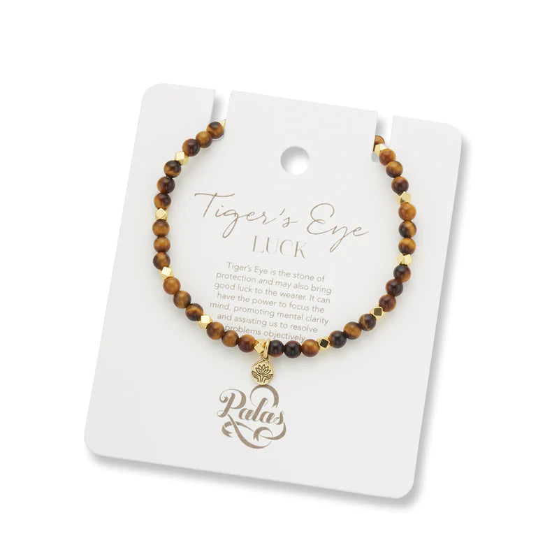 Palas Tiger's Eye Aura of Gold Gem Bracelet