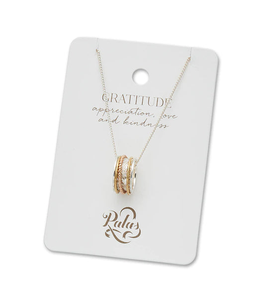 Palas Gratitude Spinning Necklace