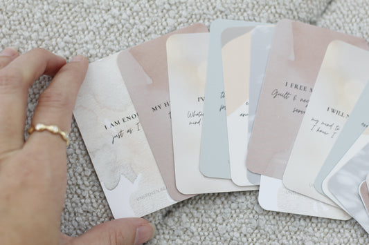 Unspoken Beauty Affirmation Cards - NEW Neutral Designs.