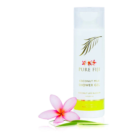 Pure Fiji Coconut Milk Shower Gel - Coconut Lime Blossom (8.5oz/250ml)