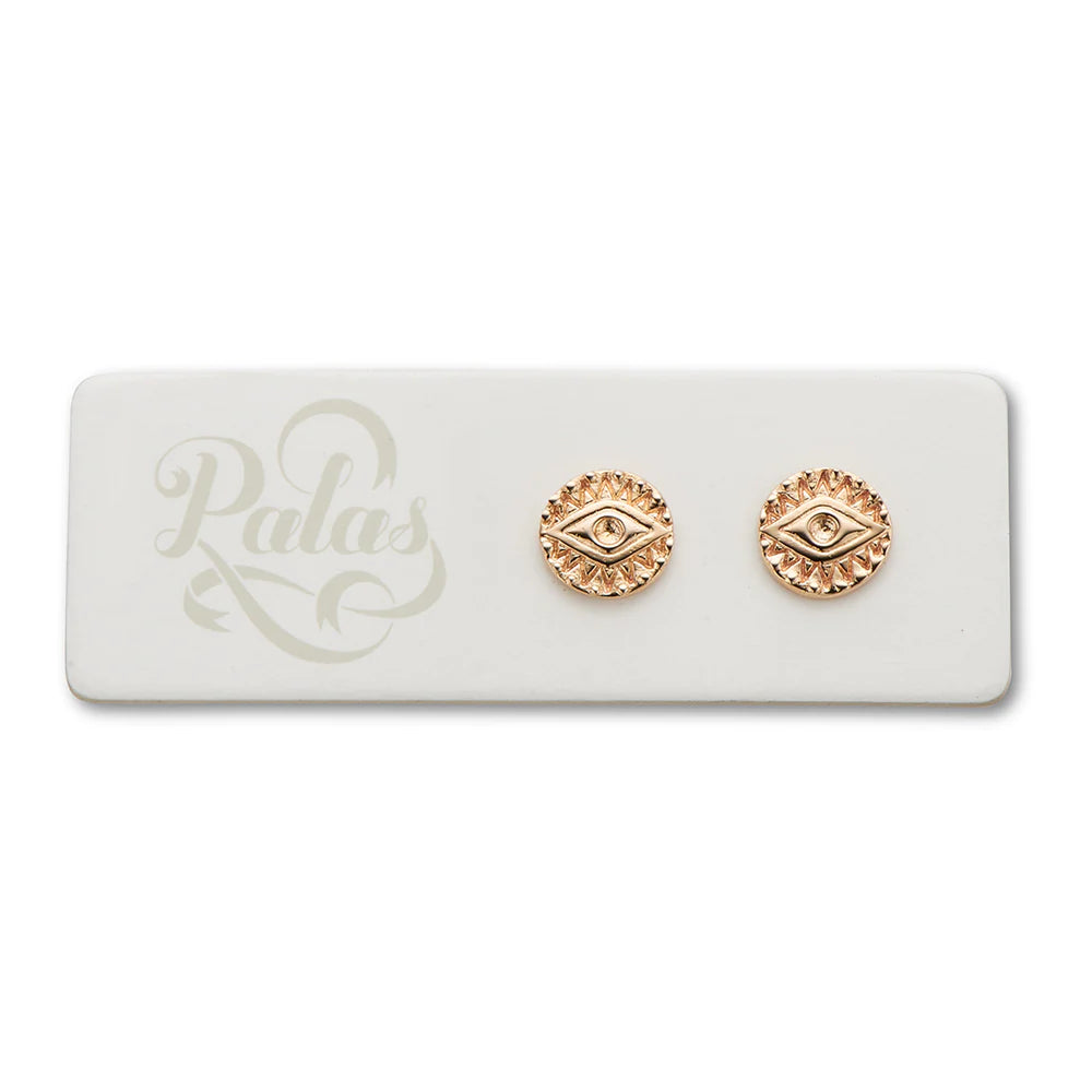 Palas Evil Eye Stud Earrings