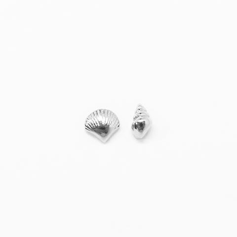 Shell Stud Earrings - Sterling Silver