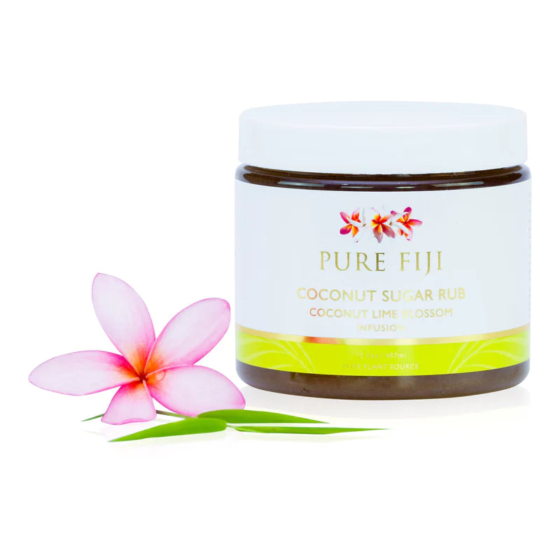 Pure Fiji Sugar Rub - Coconut Lime Blossom 15.5oz